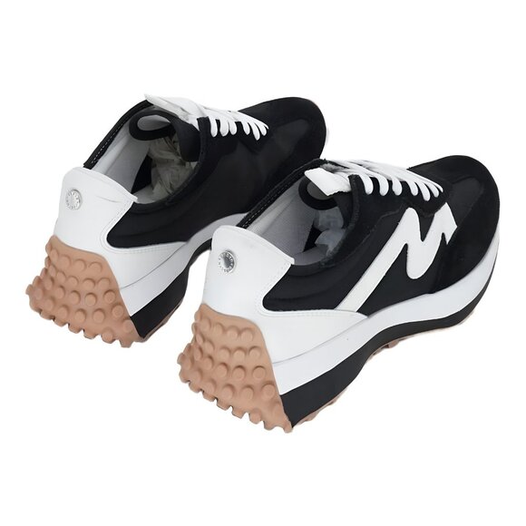 Steve Madden Campo Retro Lace-Up Jogger Sneakers Black Multi 9M - Picture 3 of 6